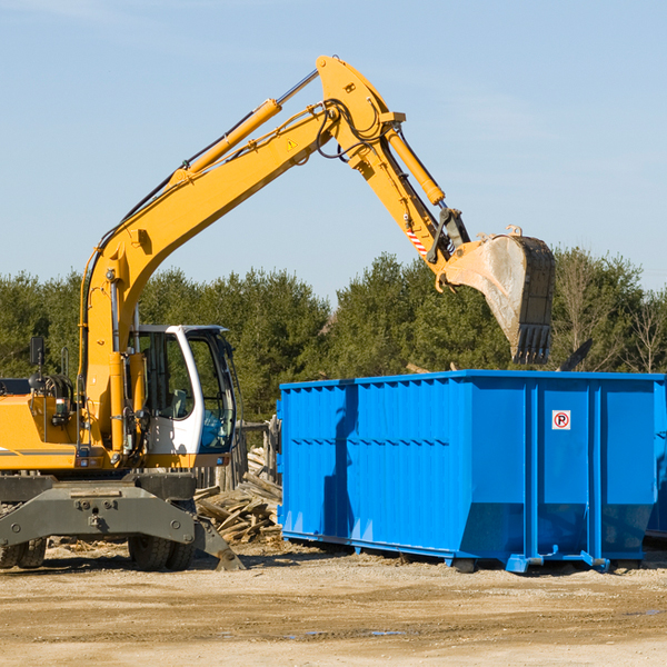 are there any restrictions on where a residential dumpster can be placed in Sublette IL